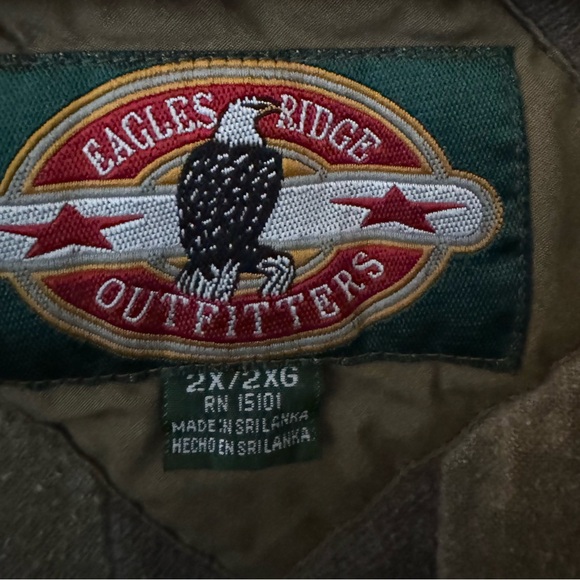 Eagles Ridge Outfitters Mens  Flannel Lined Vest -(Fishing / Hunting) - Picture 5 of 9